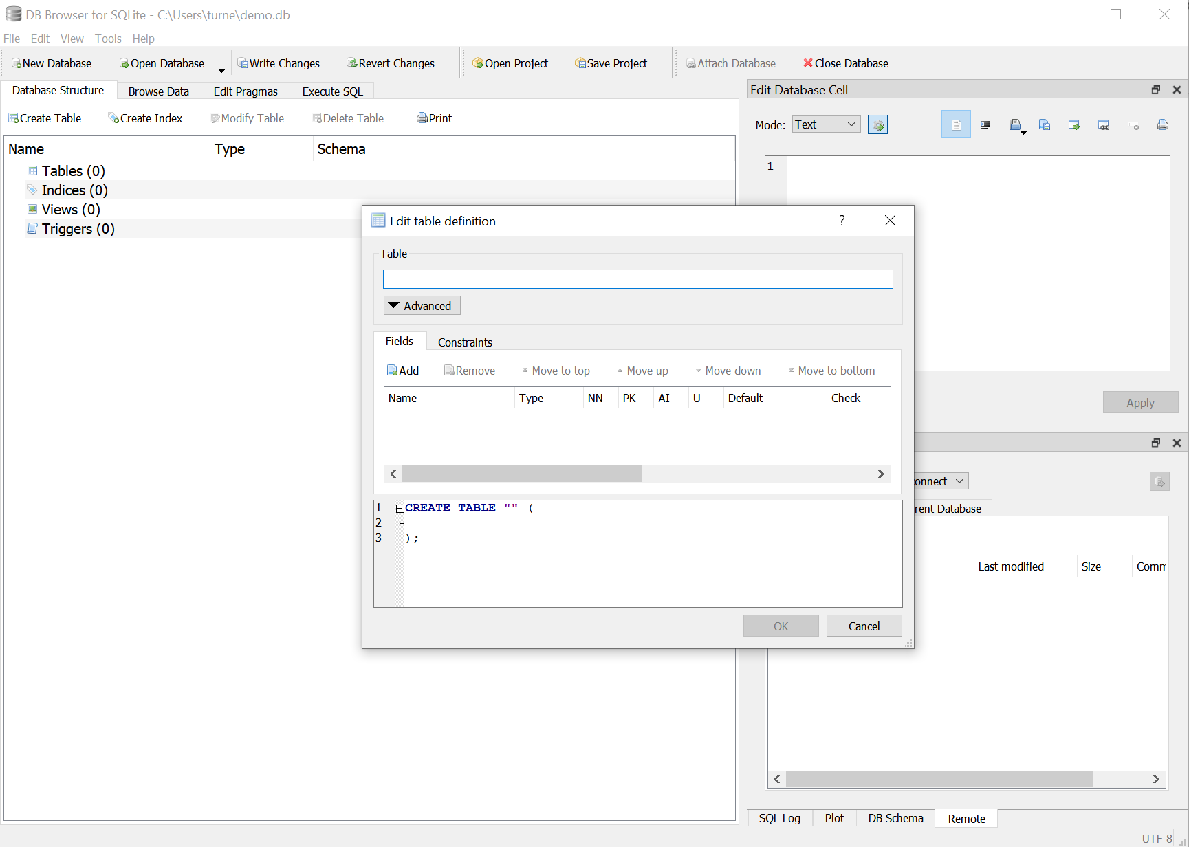 DB Browser for SQLite